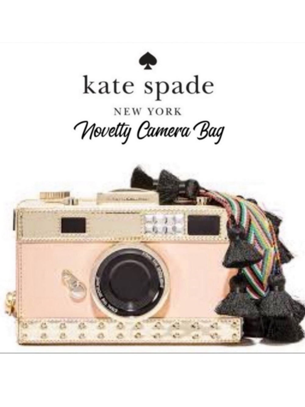 Kate Spade Camera Bag Spice Things Up Novelty Purse Rare